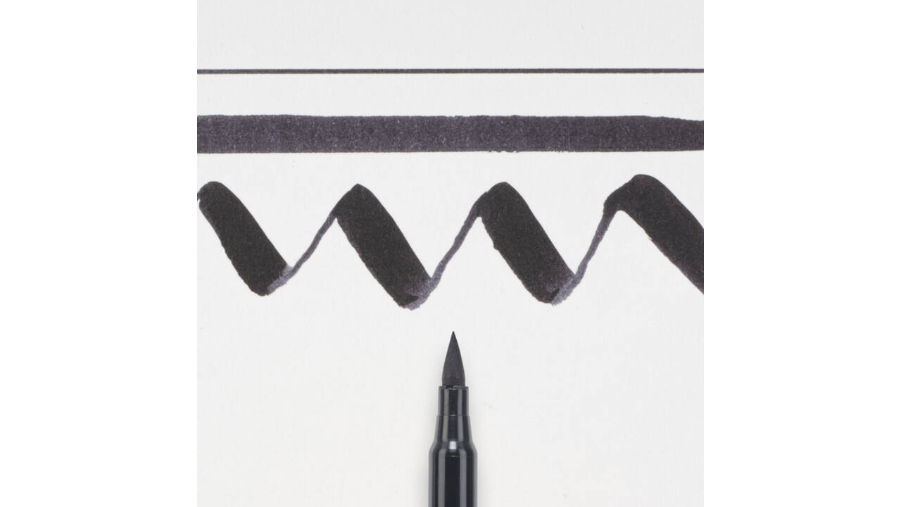 Brushpen Sakura Koi WaterBrush klein reservoir transparant
