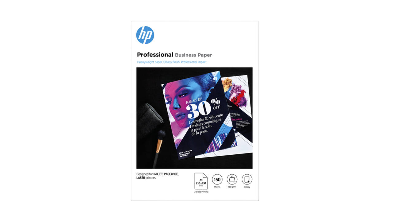 Fotopapier laser HP 3VK91A A4 180gr glans wit 150 vel