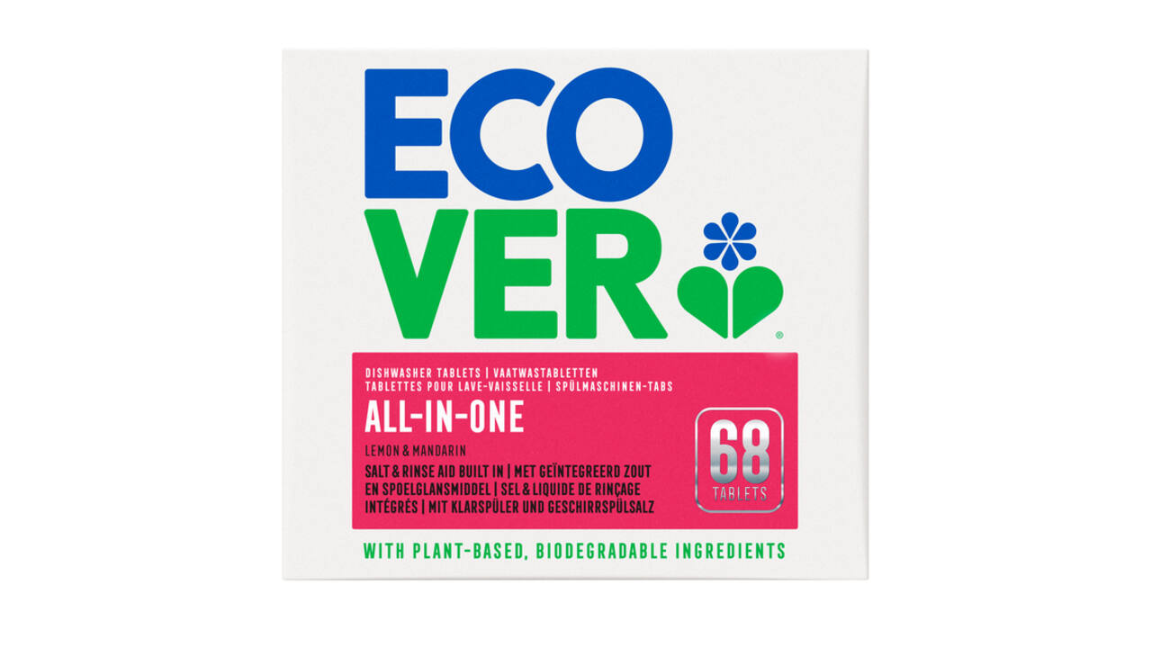 Vaatwastabletten Ecover All In One 68 stuks