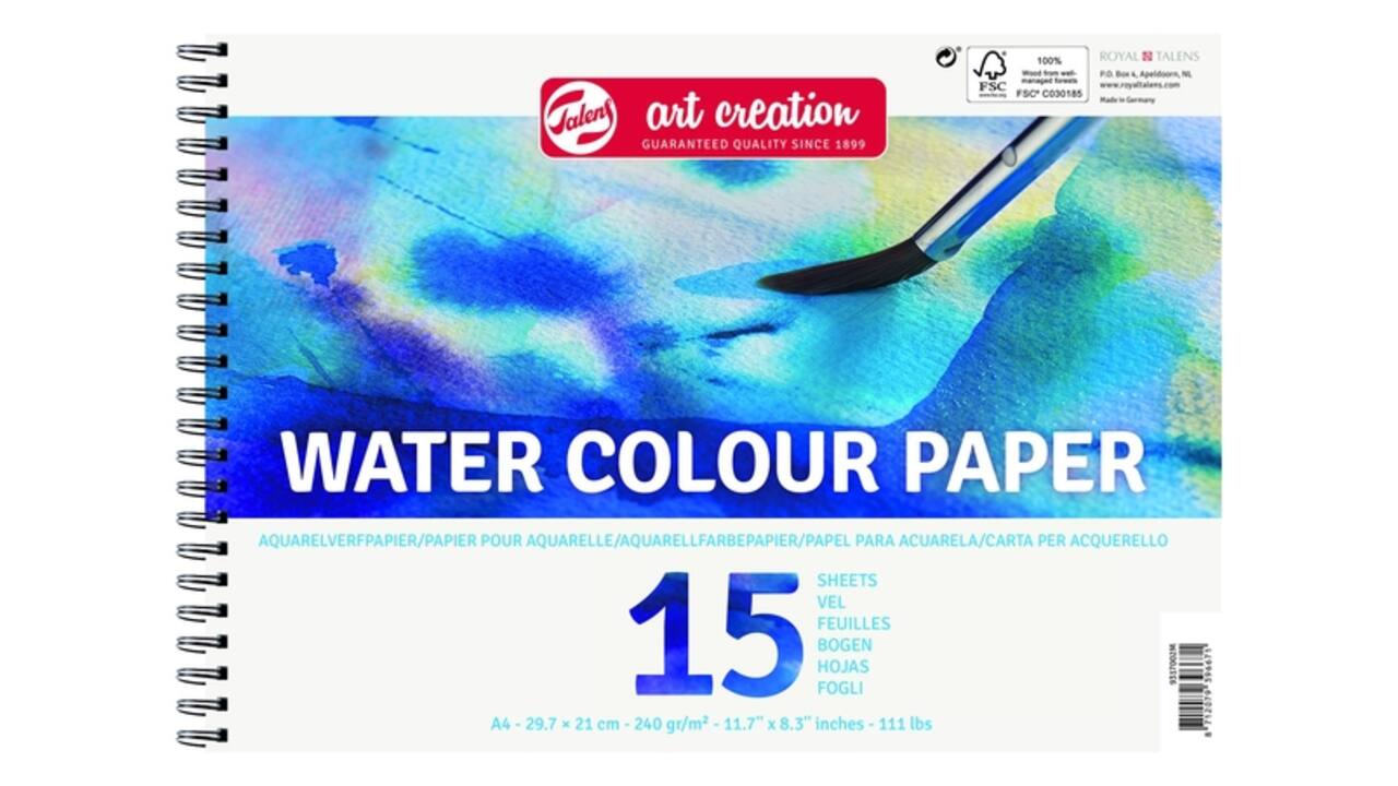 Aquarelverfpapier Talens Art Creation A4 15 vel 240gr