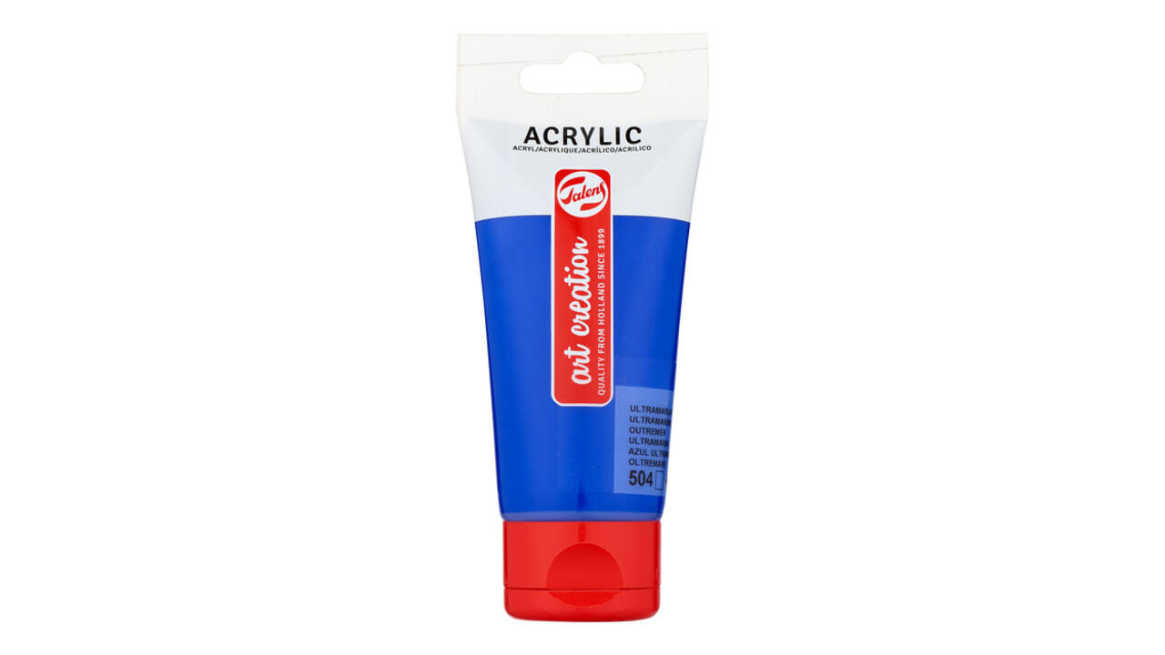 Acrylverf Talens Art Creation 504 ultramarijn tube à 75ml