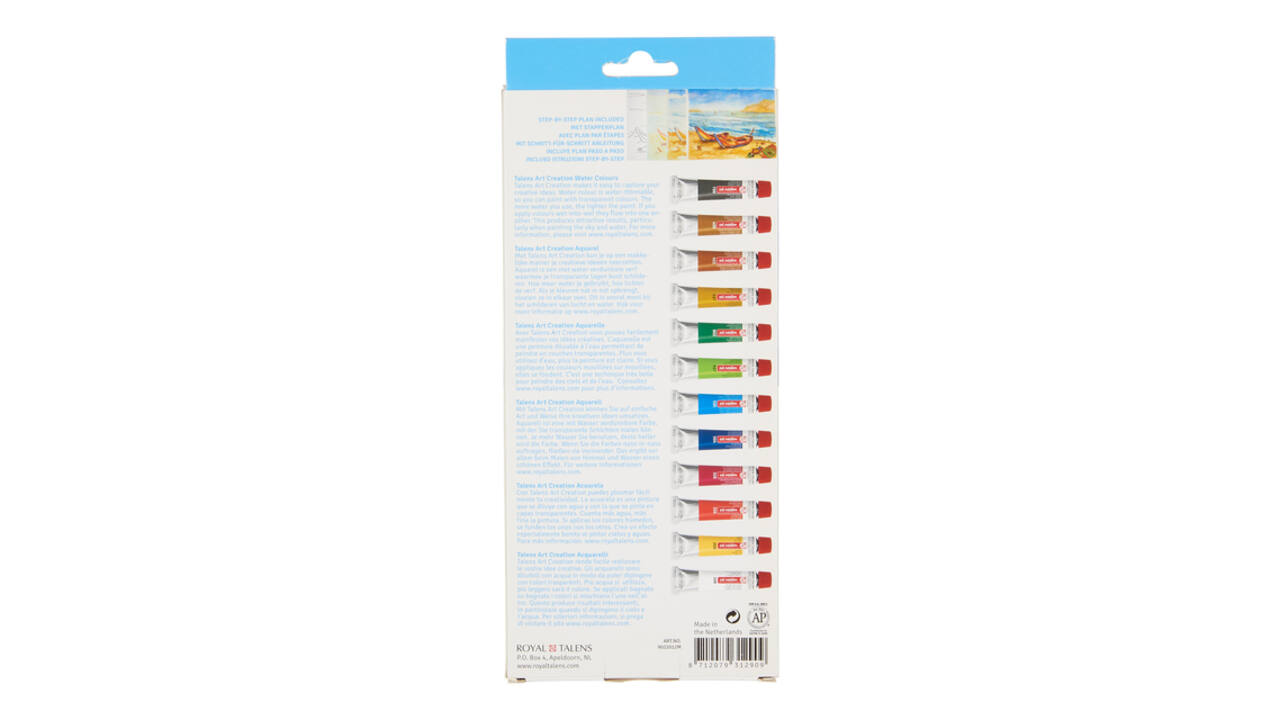 Aquarelverf Talens Art Creation set à 12 kleuren