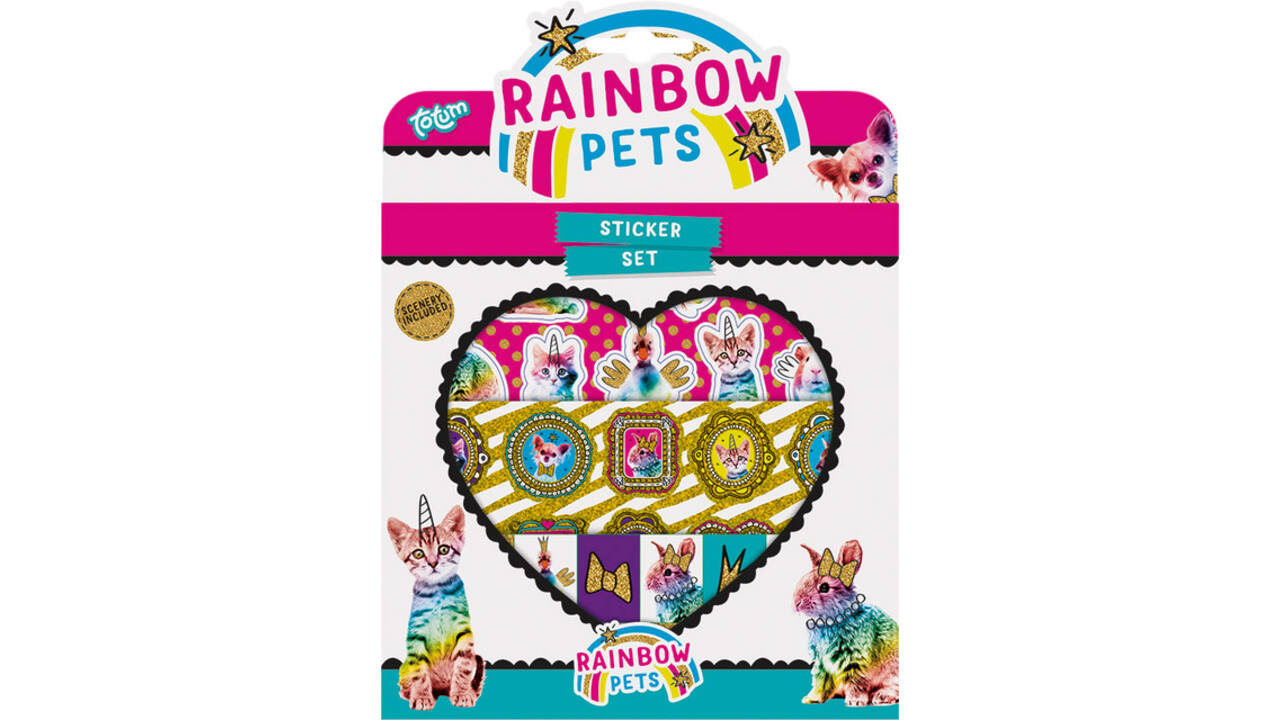 Stickerset Totum Rainbow Pets