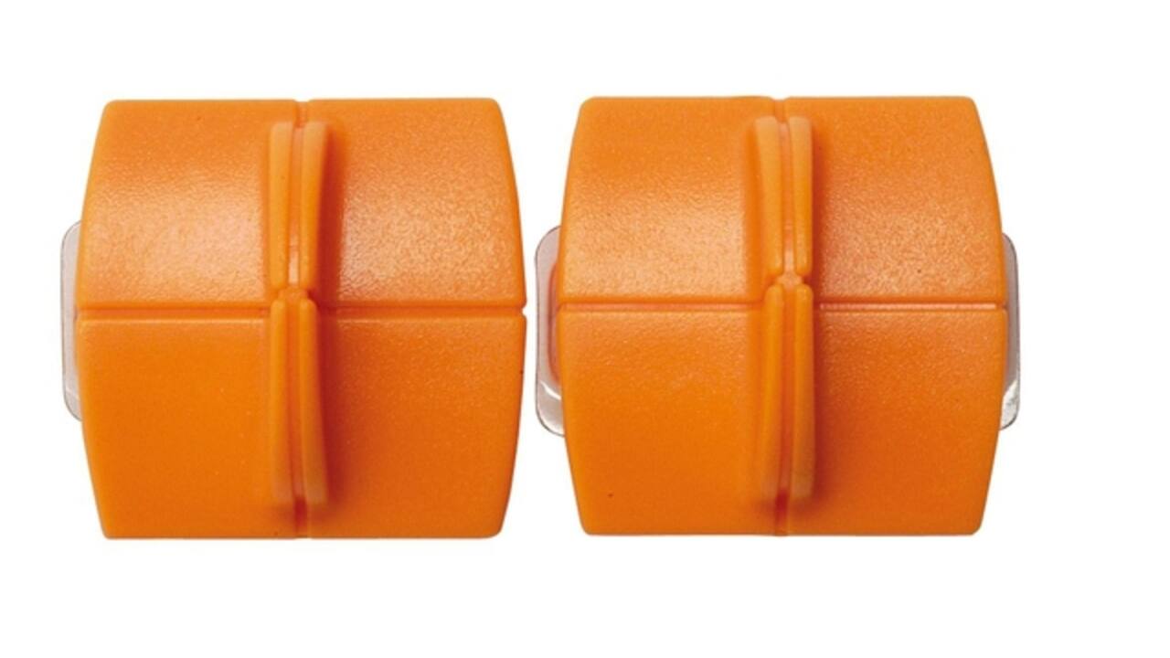 Reservemes Fiskars TripleTrack Titanium set à 2 stuks oranje