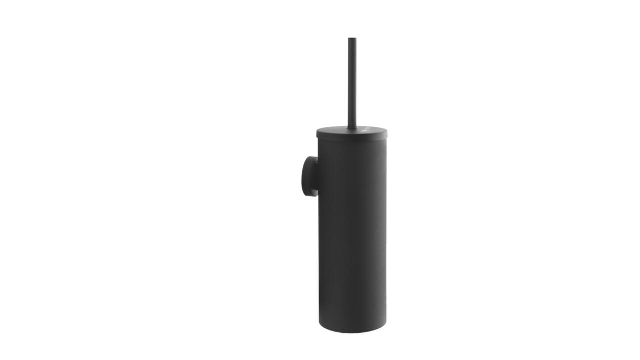 Toiletborstelset BlackSatino metaal zwart 332130