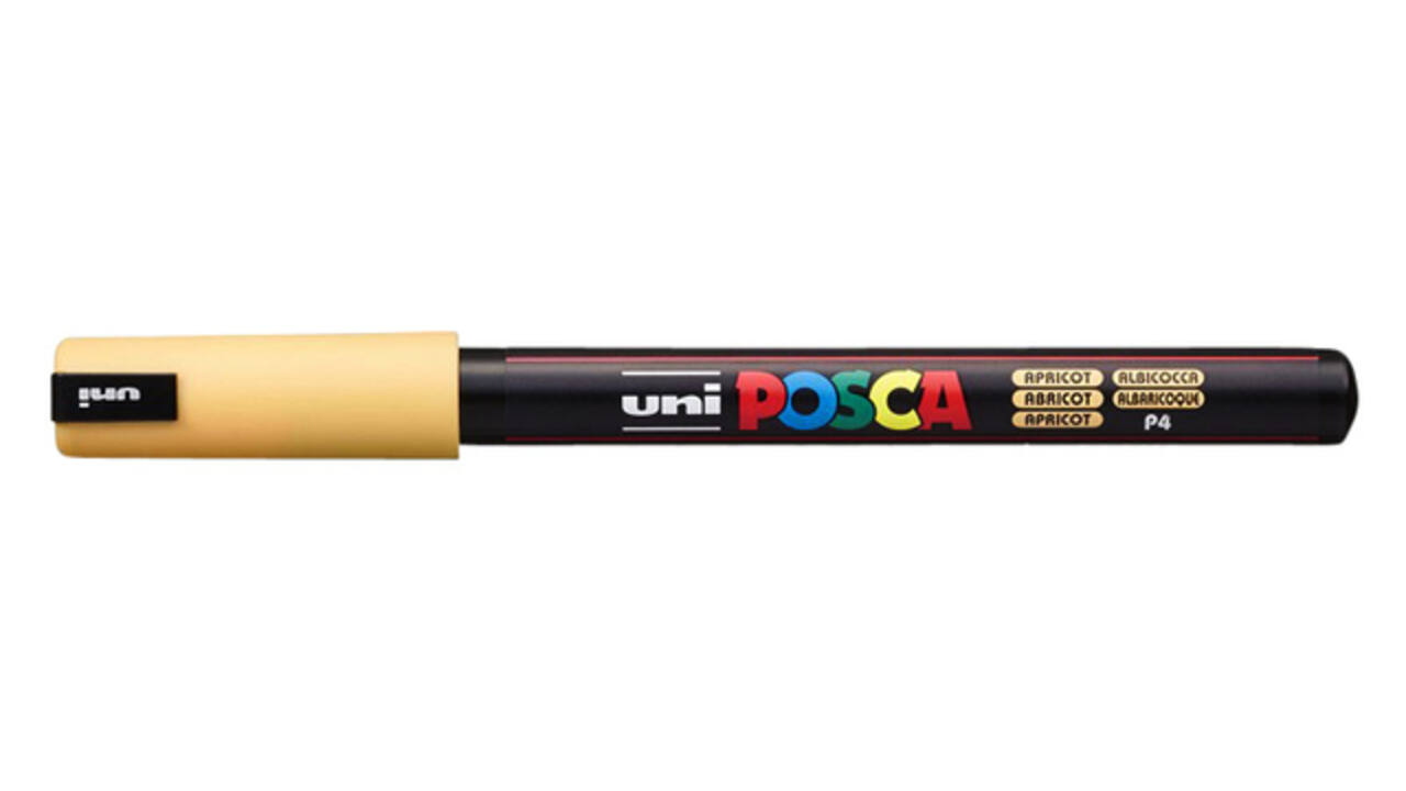 Paintmarker Uni POSCA PC1MR extra fijn abrikoos