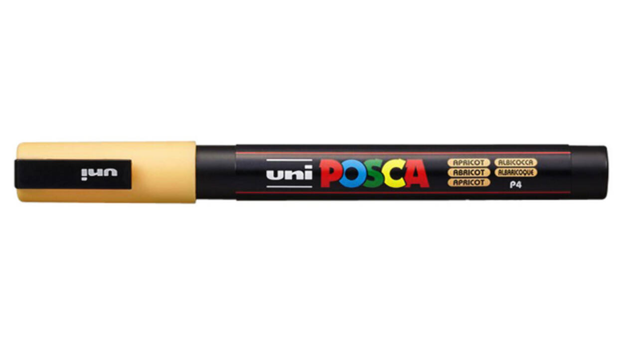 Paintmarker Uni POSCA PC3M fijn abrikoos