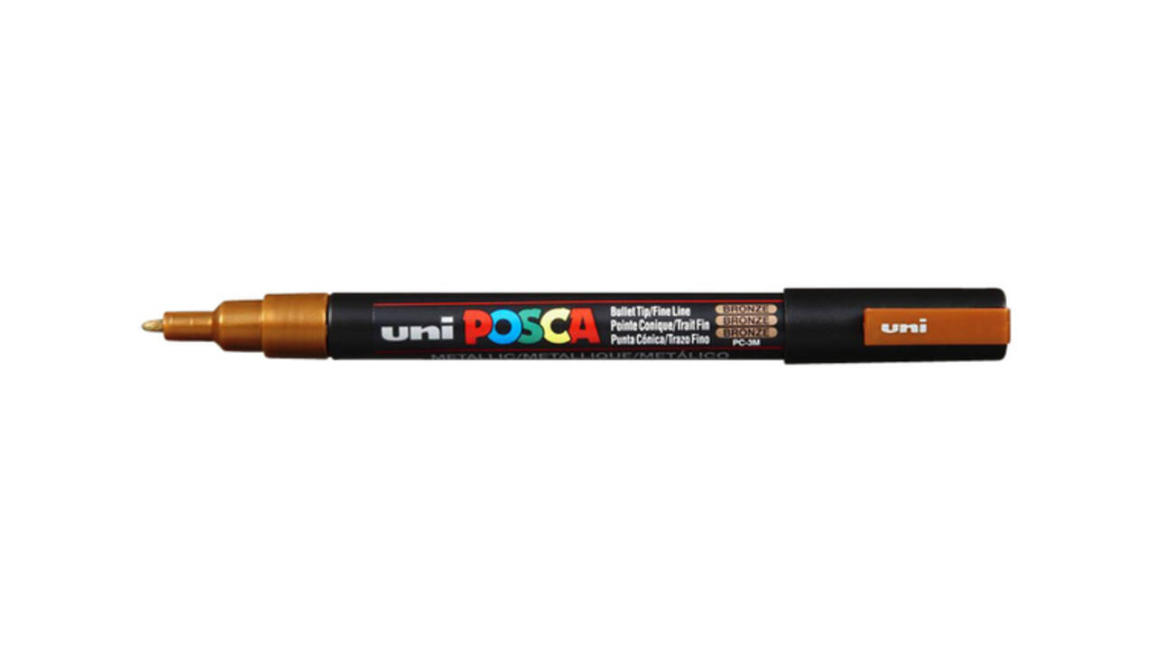 Paintmarker Uni POSCA PC3M fijn brons