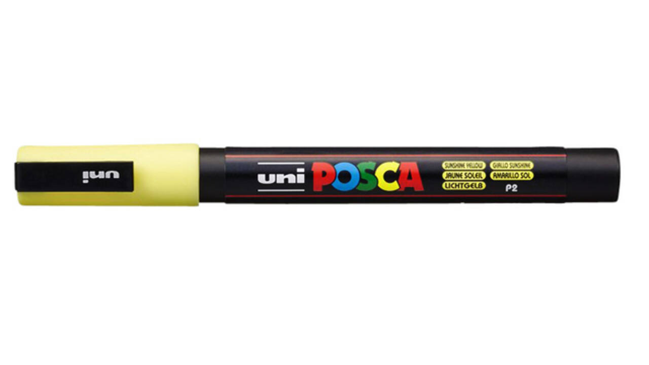 Paintmarker Uni POSCA PC3M fijn zonnegl