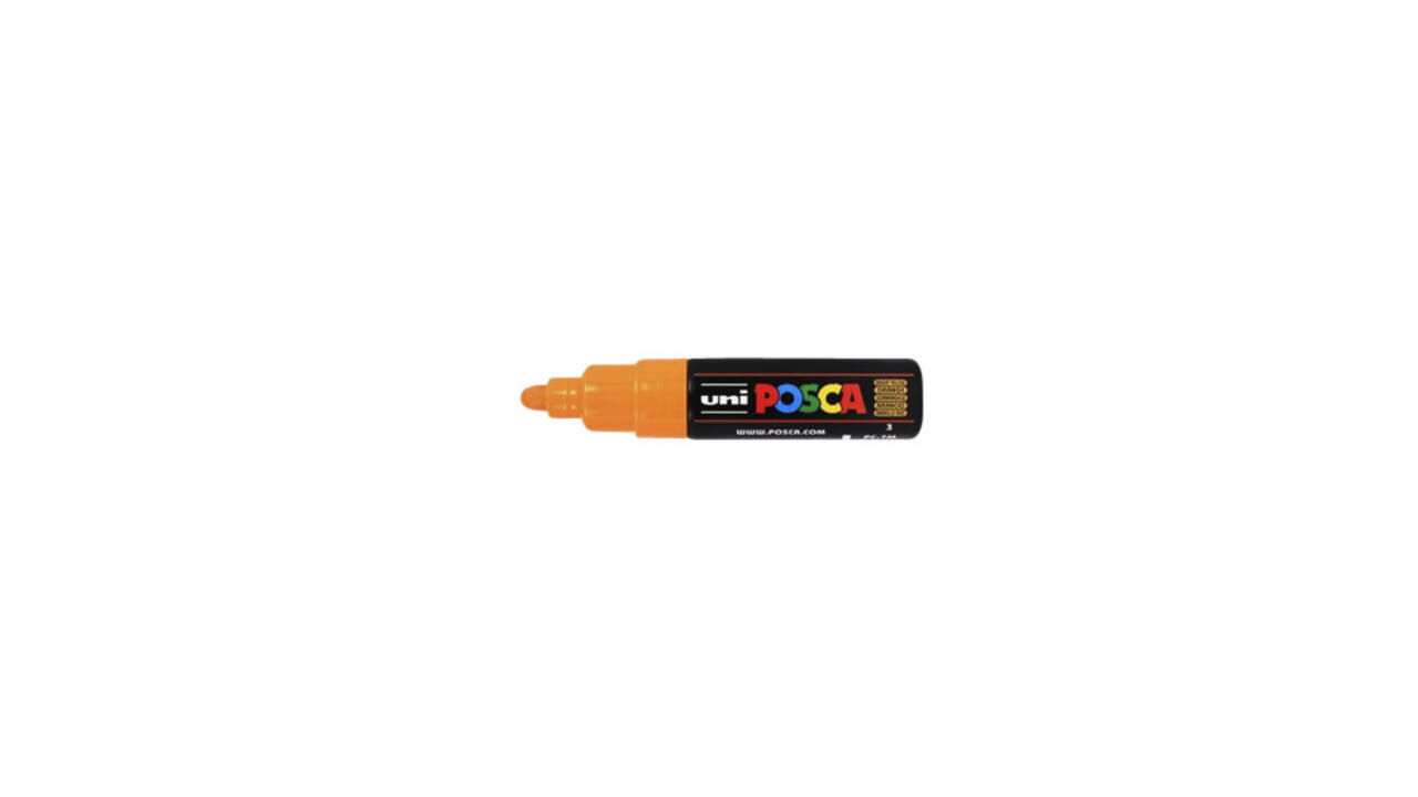 Paintmarker  Uni POSCA PC7M breed oranje