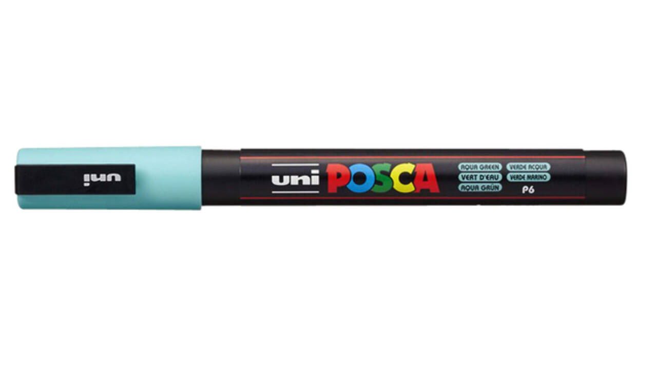 Paintmarker Uni POSCA PC3M fijn aquagroen