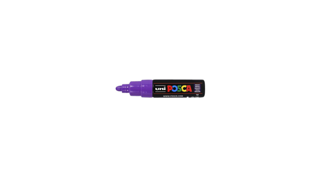 Paintmarker  Uni POSCA PC7M breed paars