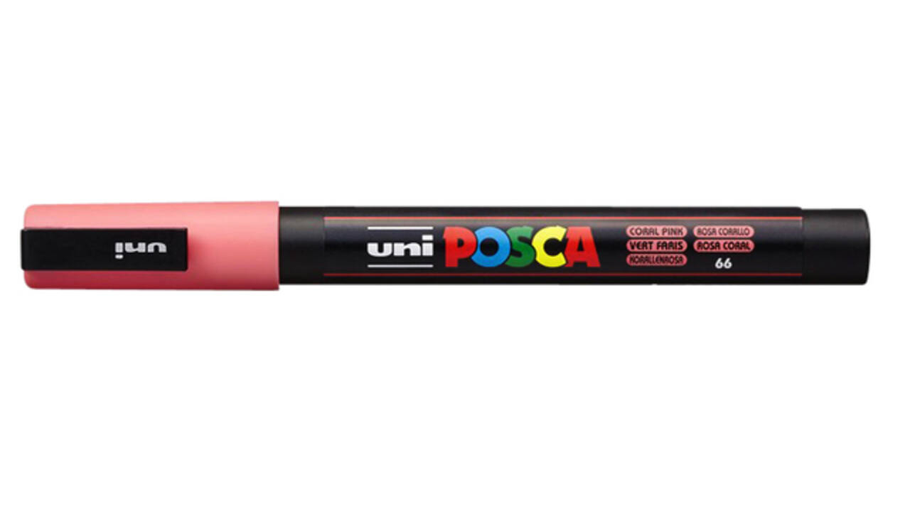 Paintmarker Uni POSCA PC3M fijn koraal