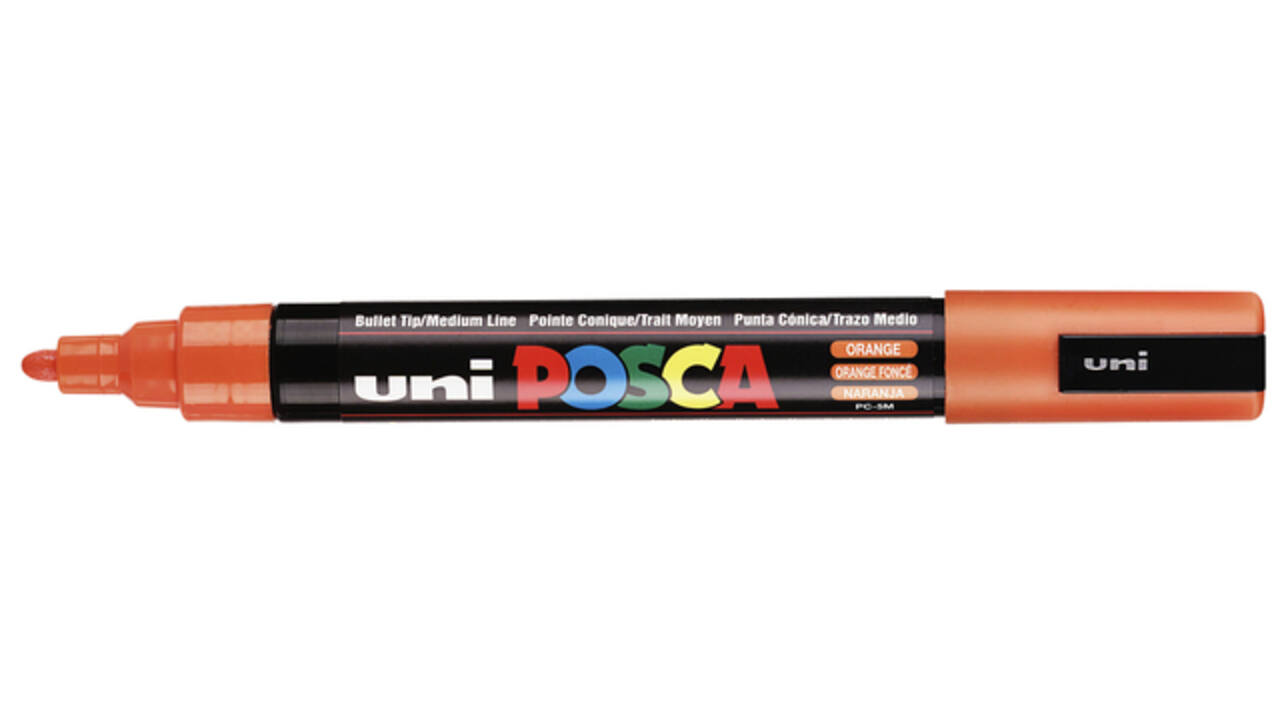 Paintmarker Uni POSCA PC5M medium donkeroranje