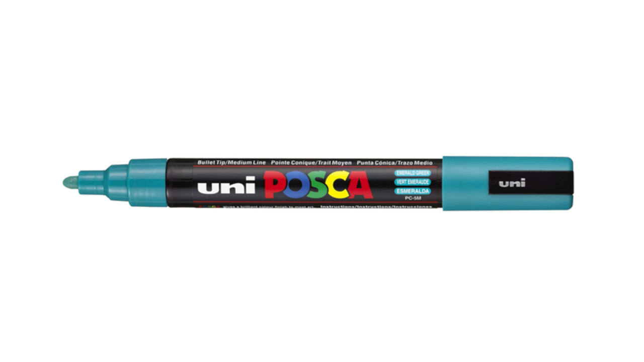 Paintmarker Uni POSCA PC5M medium smaragdgroen