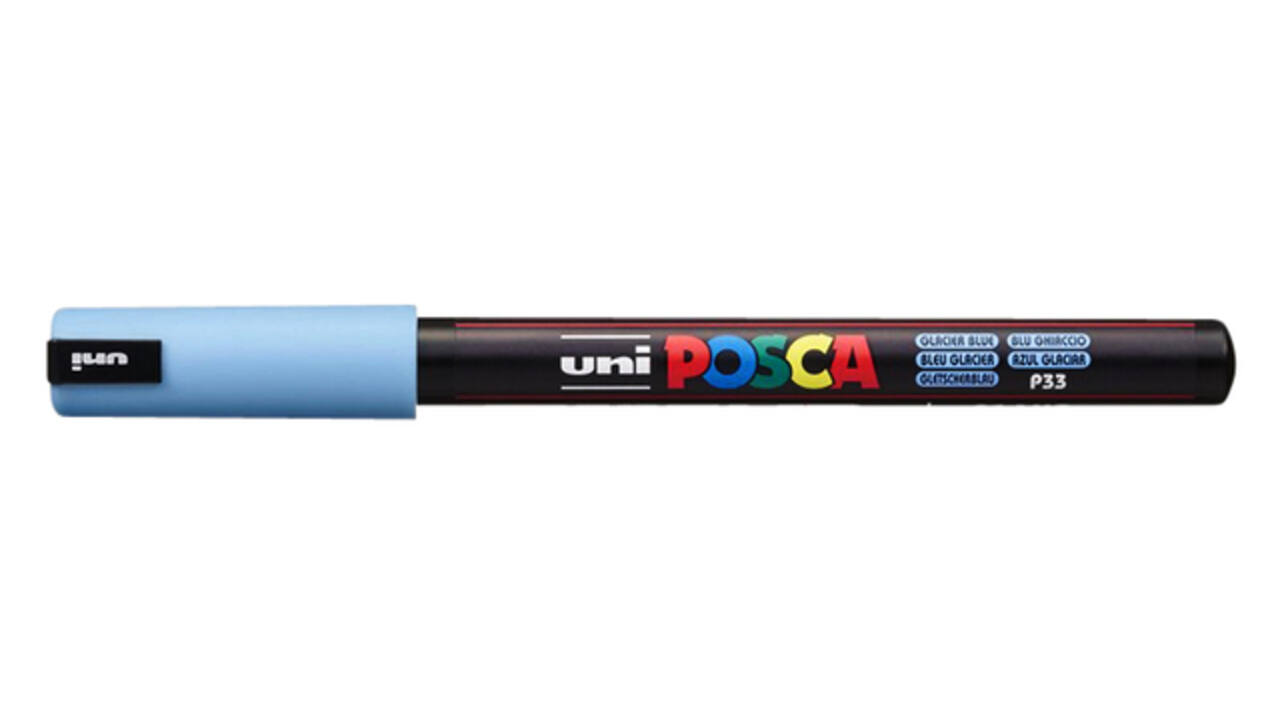 Paintmarker Uni POSCA PC1MR extra fijn ijsblauw