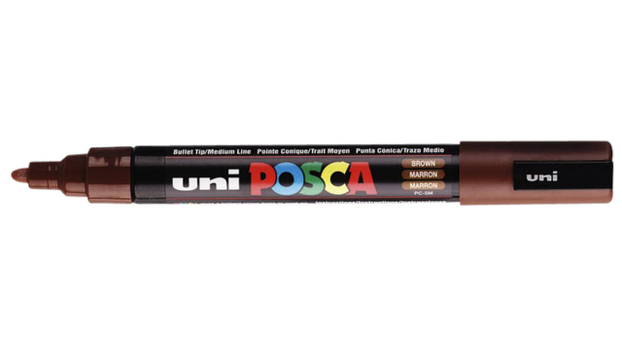 Paintmarker Uni POSCA PC5M medium bruin