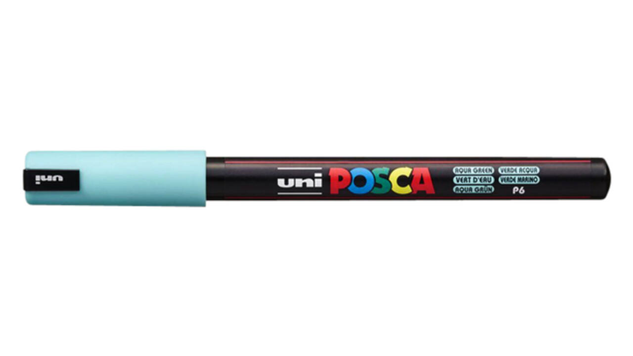 Paintmarker Uni POSCA PC1MR extra fijn aquagroen