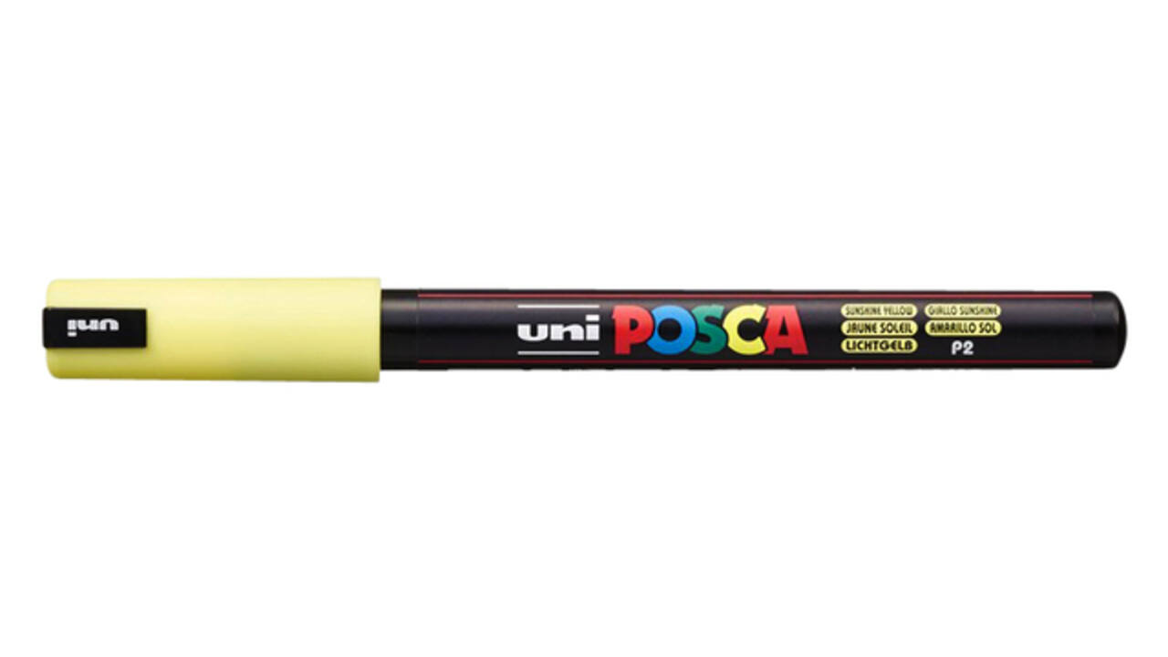 Paintmarker Uni POSCA PC1MR extra fijn zonnegl