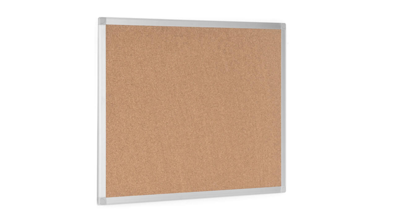 Prikbord Quantore 60x45cm kurk