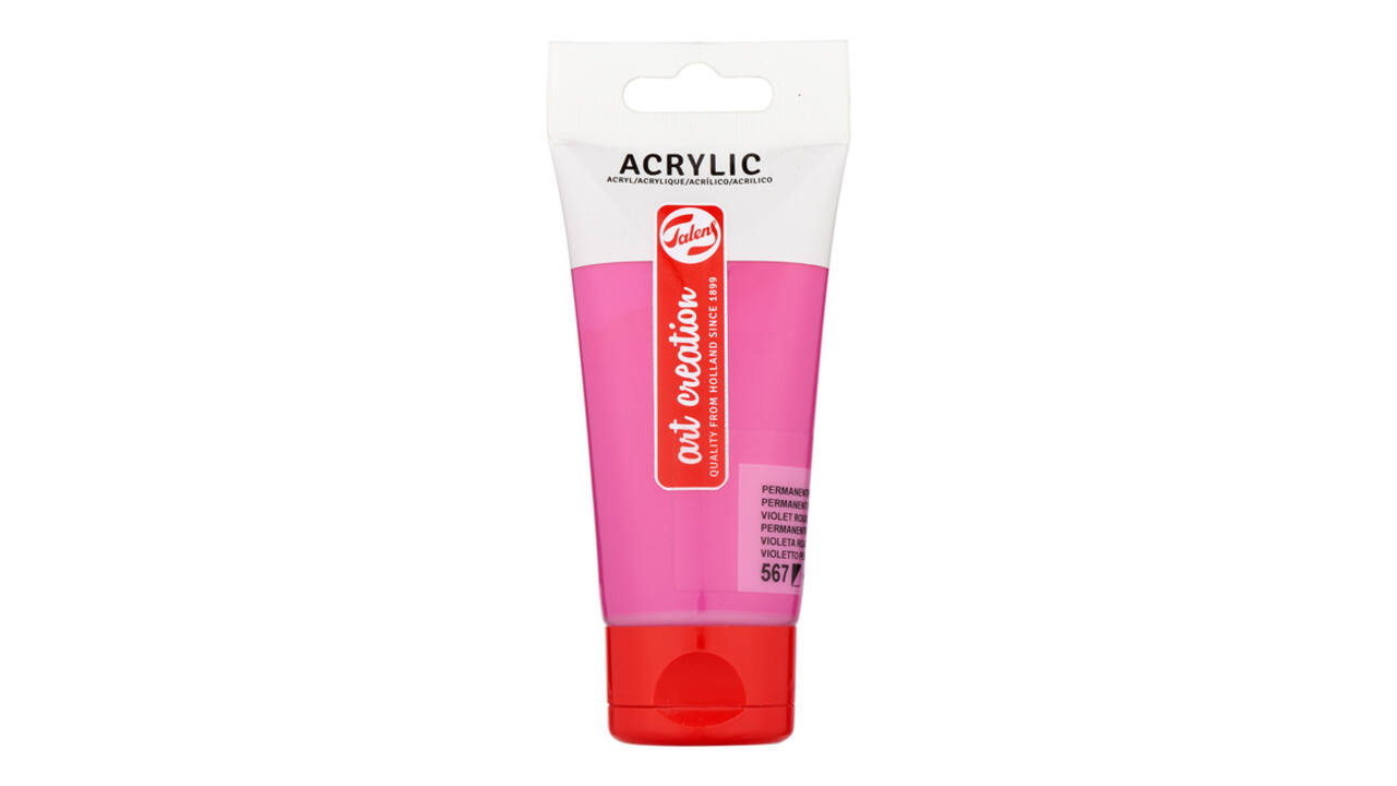 Acrylverf Talens Art Creation 567 permanentroodviolet tube à 75ml
