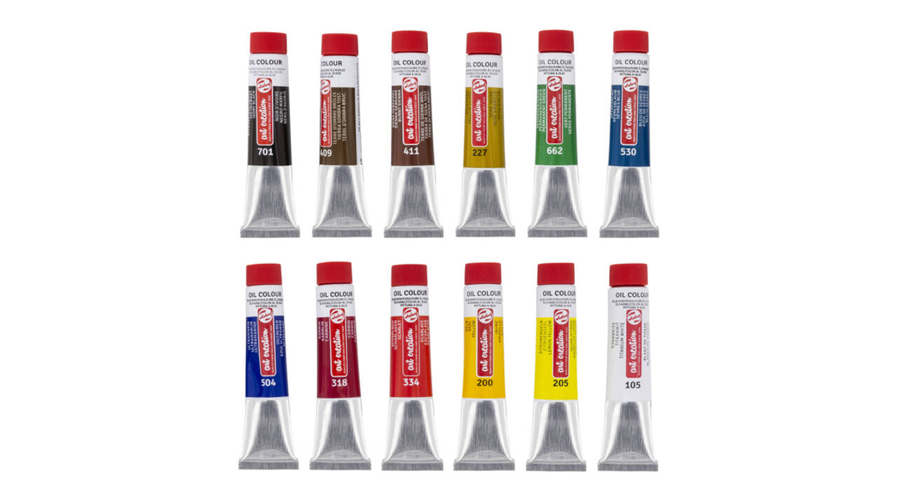 Talens Art Creation olieverf set 12 tubes 12 ml