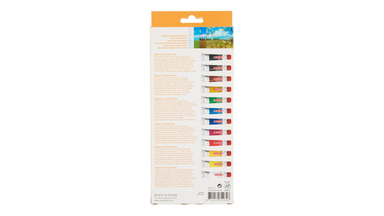 Talens Art Creation olieverf set 12 tubes 12 ml