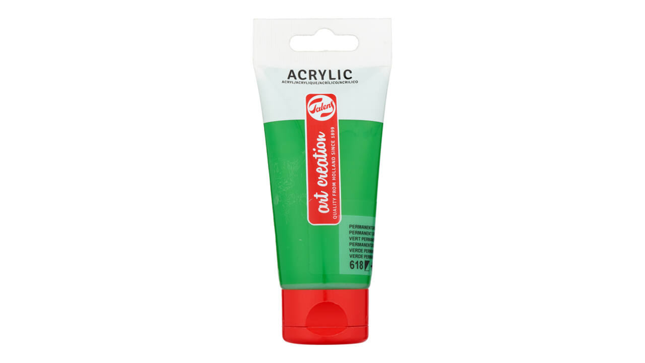 Acrylverf Talens Art Creation 618 permanentgroen licht tube à 75ml