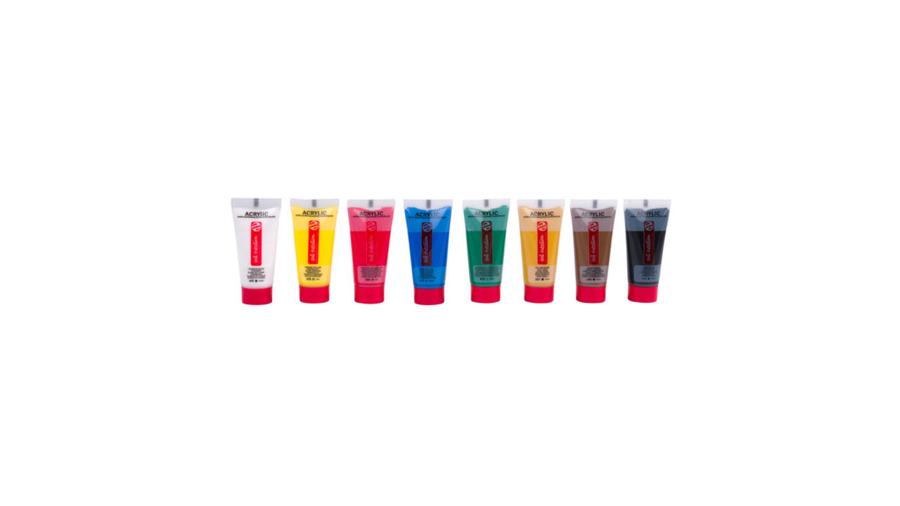 Acrylverf Talens Art Creation 701 ivoorzwart tube à 75ml
