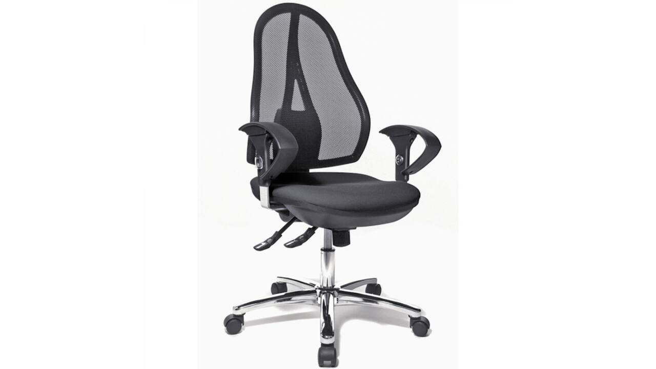 Bureaustoel Topstar open point sy deluxe zwart