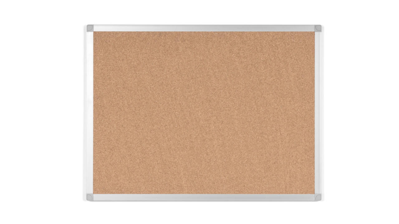 Prikbord Quantore 45x30cm kurk