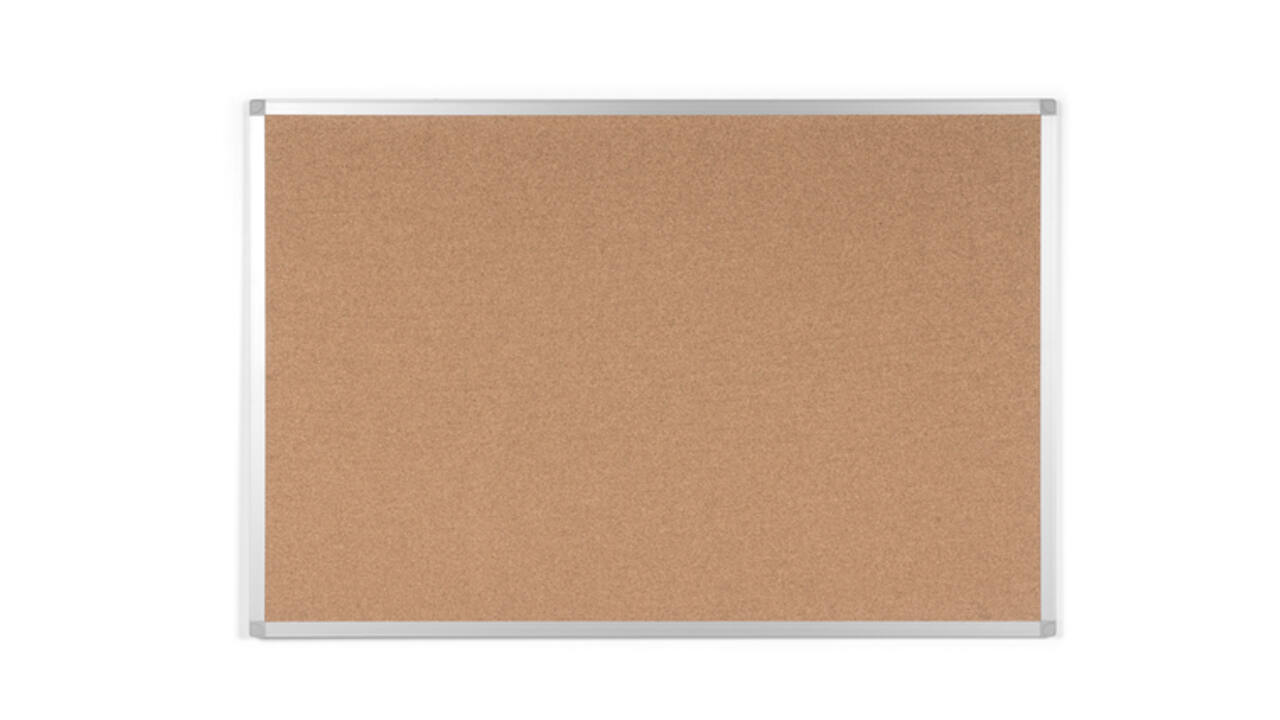 Prikbord Quantore 90x60cm kurk