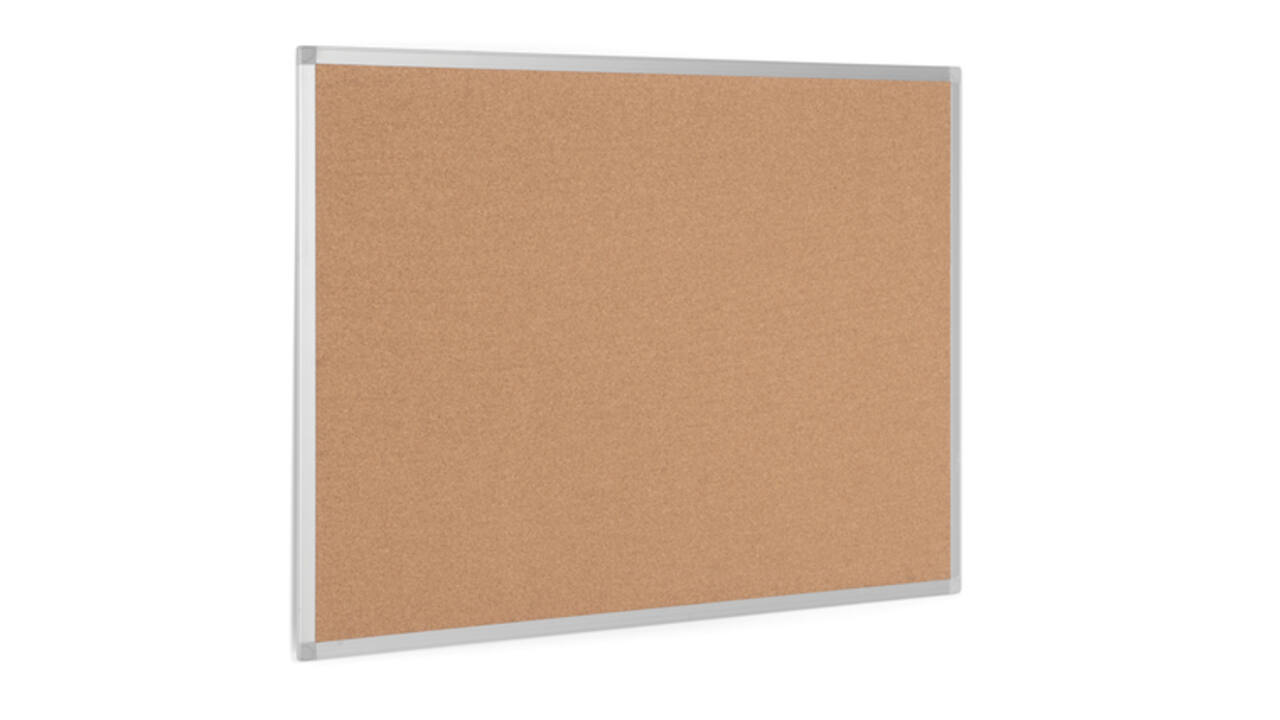 Prikbord Quantore 90x60cm kurk