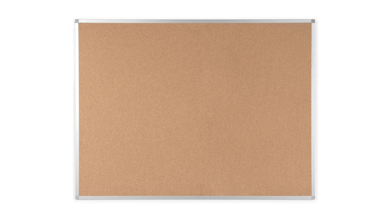 Prikbord Quantore 120x90cm kurk