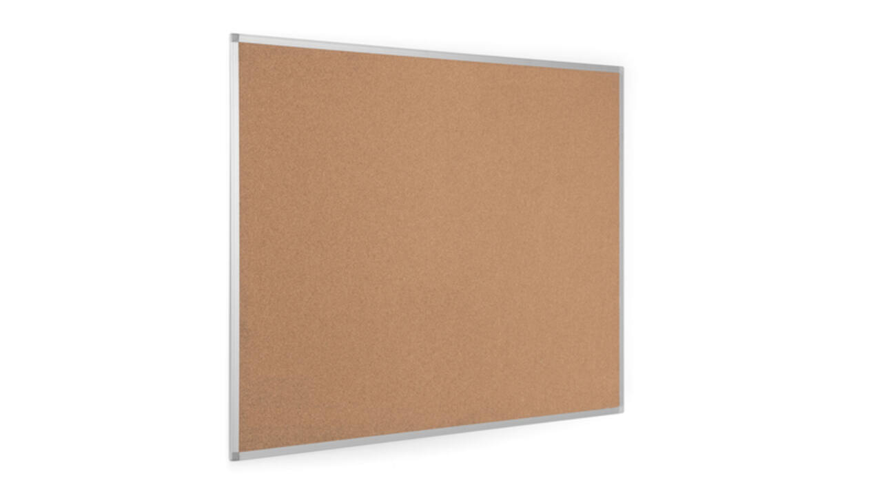 Prikbord Quantore 120x90cm kurk