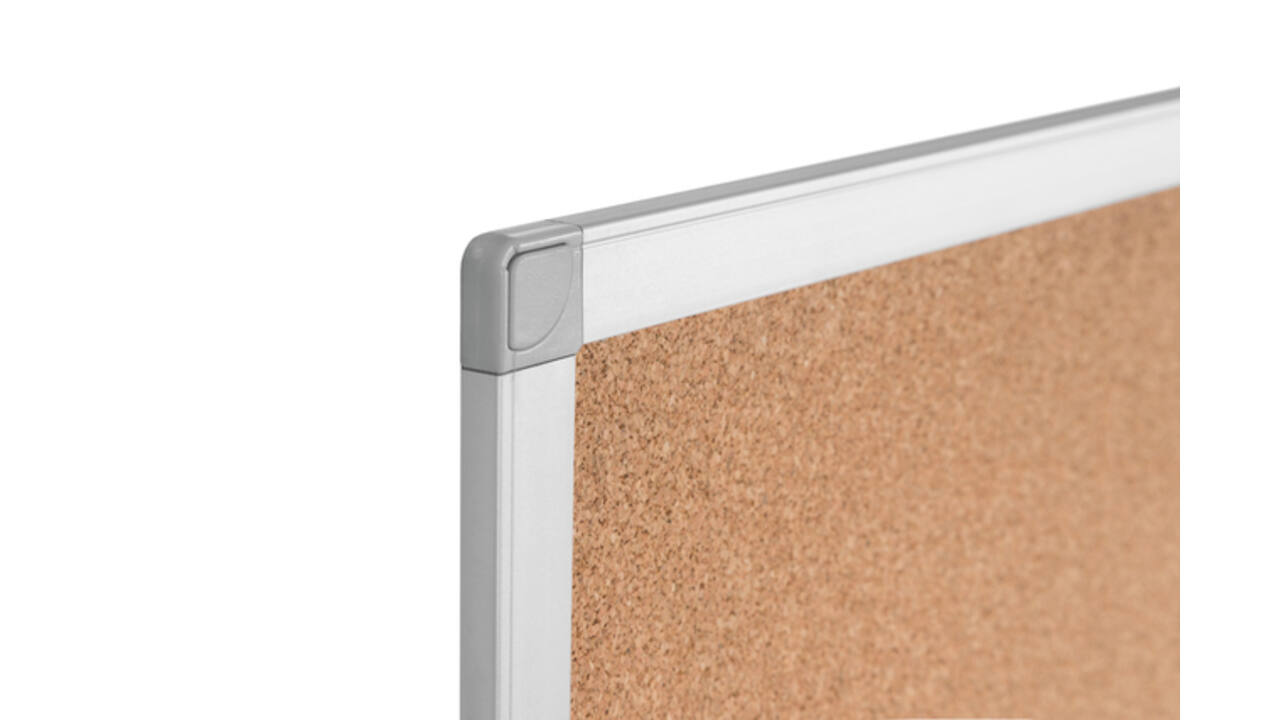 Prikbord Quantore 90x60cm kurk