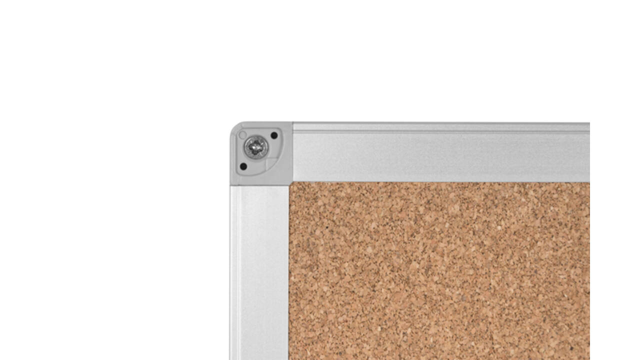 Prikbord Quantore 120x90cm kurk