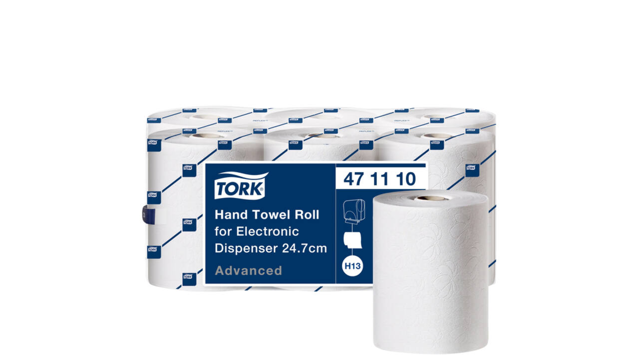 Handdoekrol Tork H13 Advanced 2-laags 143m wit 471110