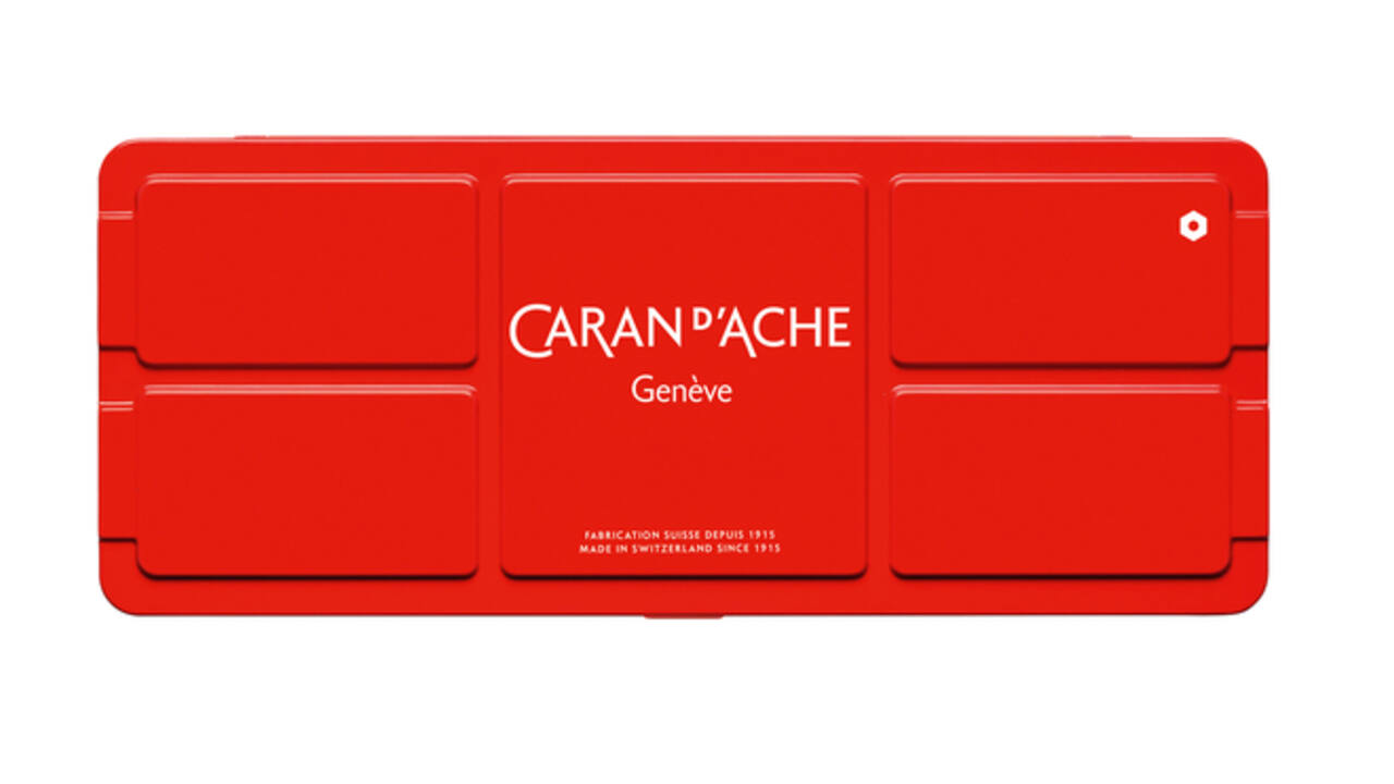 Plakkaatverf Caran d'Ache blik à 15 kleuren
