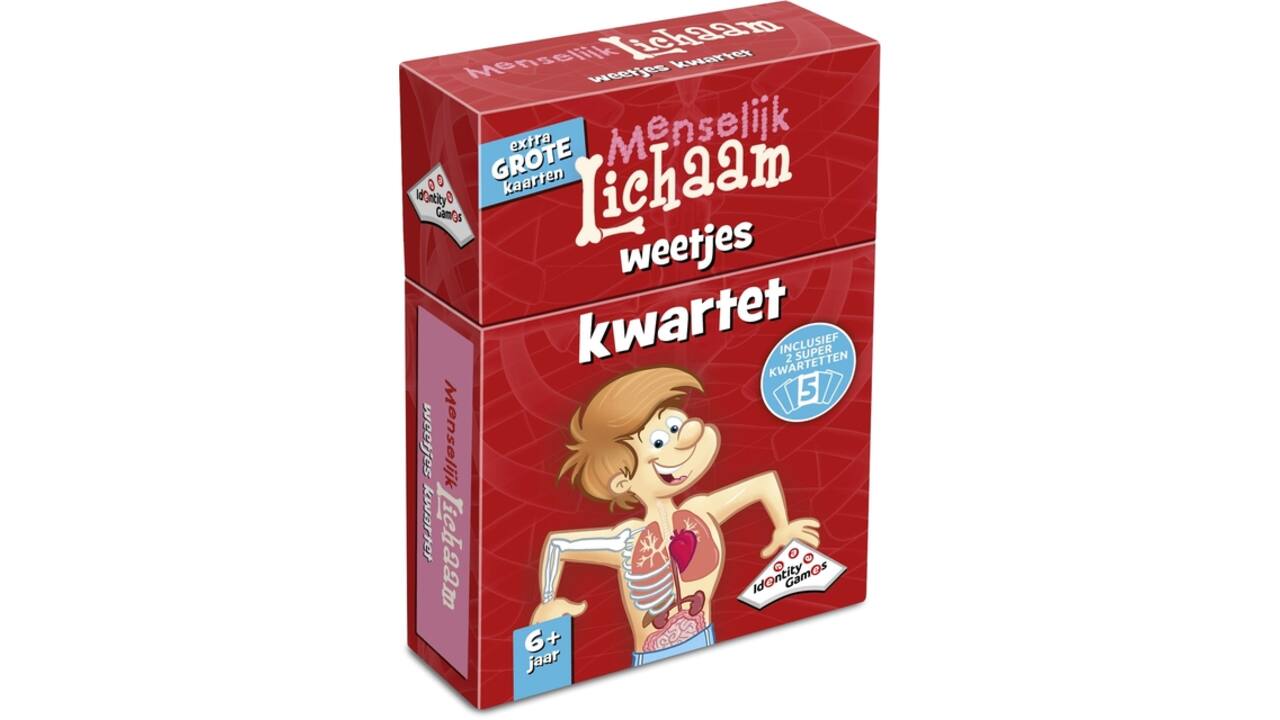 Menselijk lichaam weetjes kwartet