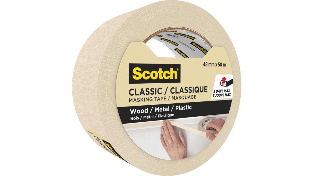 Afplaktape Scotch Classic 48mmx50m beige