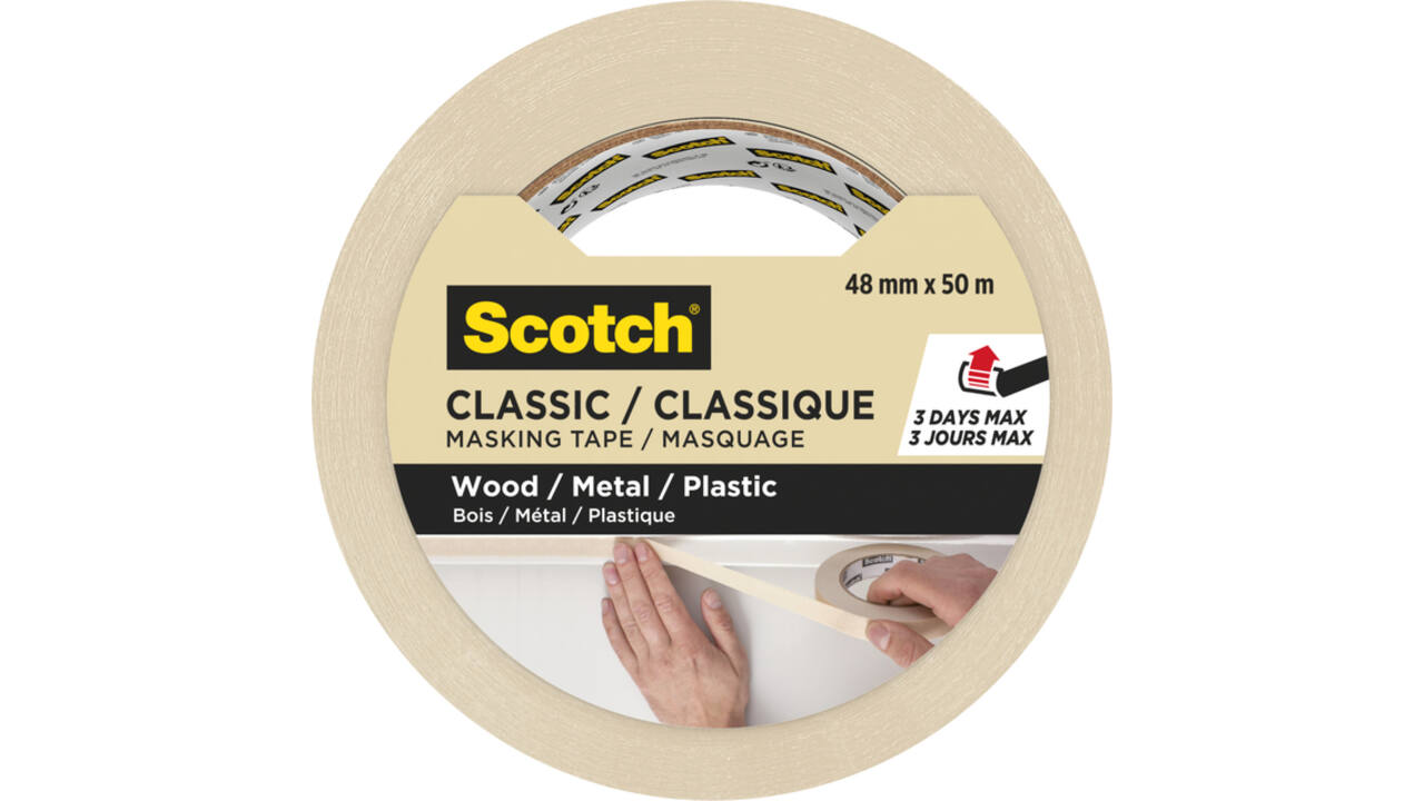 Afplaktape Scotch Classic 48mmx50m beige