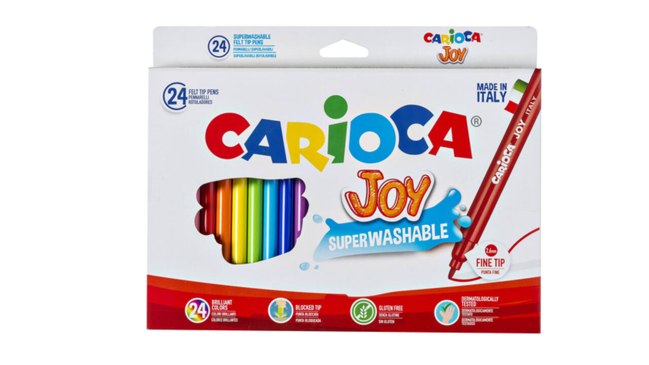 Viltstift Carioca Joy assorti set à 24 stuks