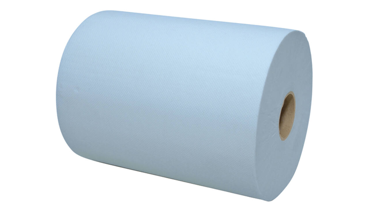 Handdoekrol Euro Products Q14 Matic XL klein 2-laags 165m blauw 120665
