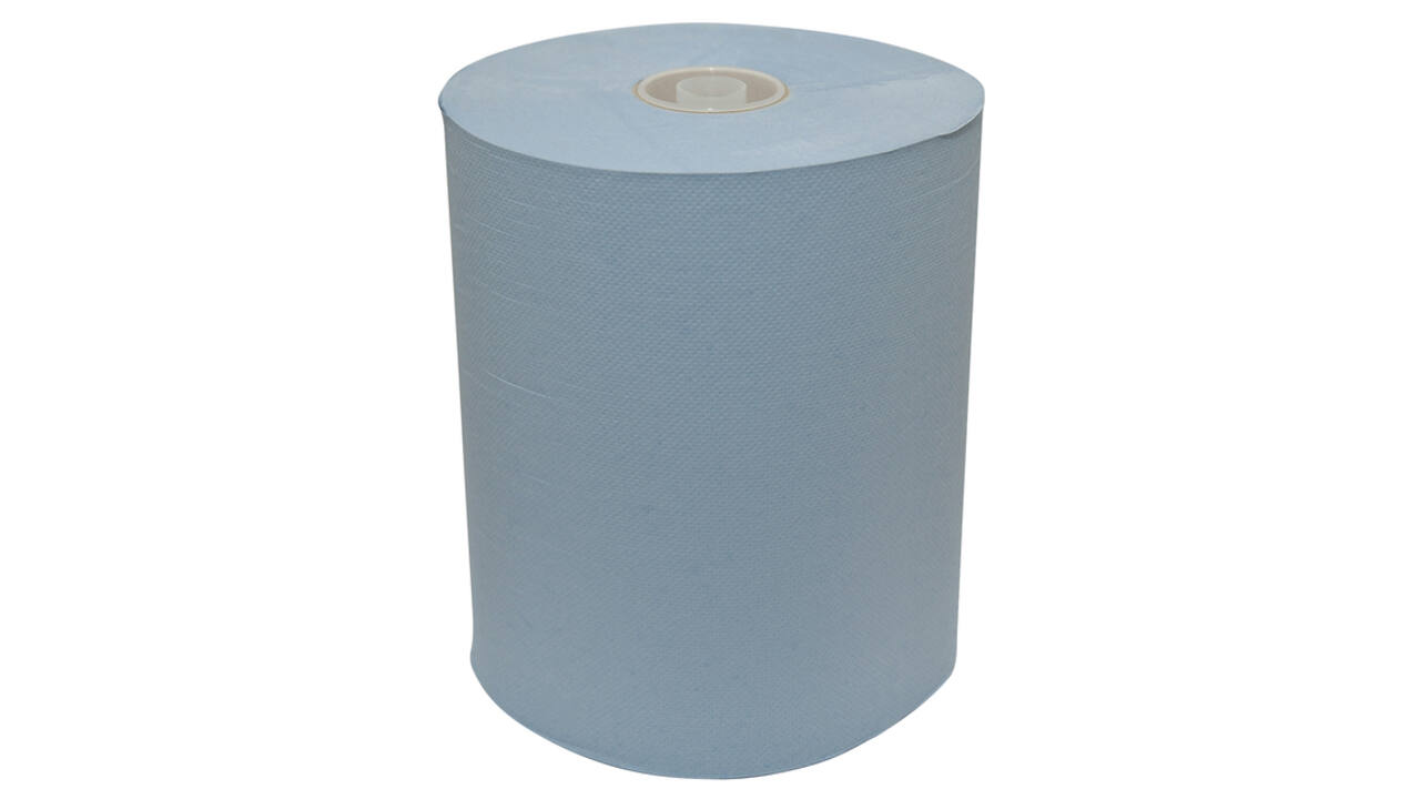Handdoekrol Euro Products Q14 Matic XL klein 2-laags 165m blauw 120665