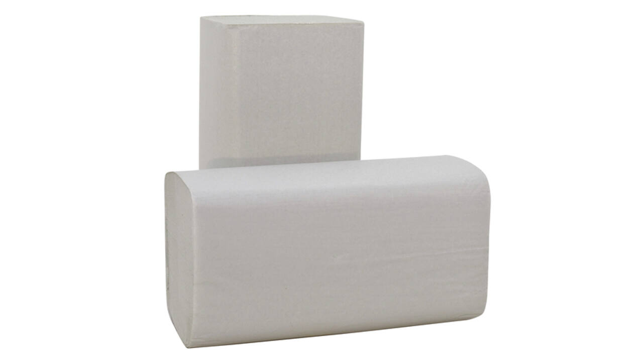 Handdoek Cleaninq H3 z-vouw 2-laags 240x230mm 20x190 vel wit