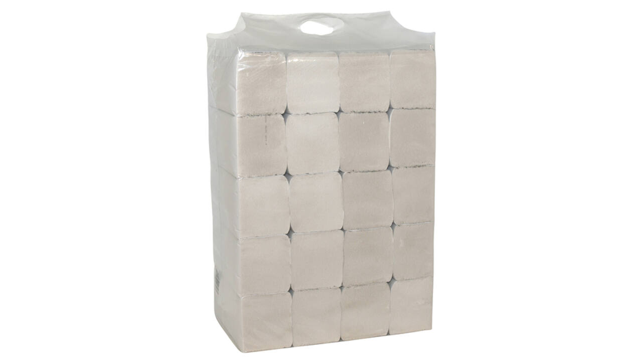 Handdoek Cleaninq H3 z-vouw 2-laags 240x230mm 20x190 vel wit