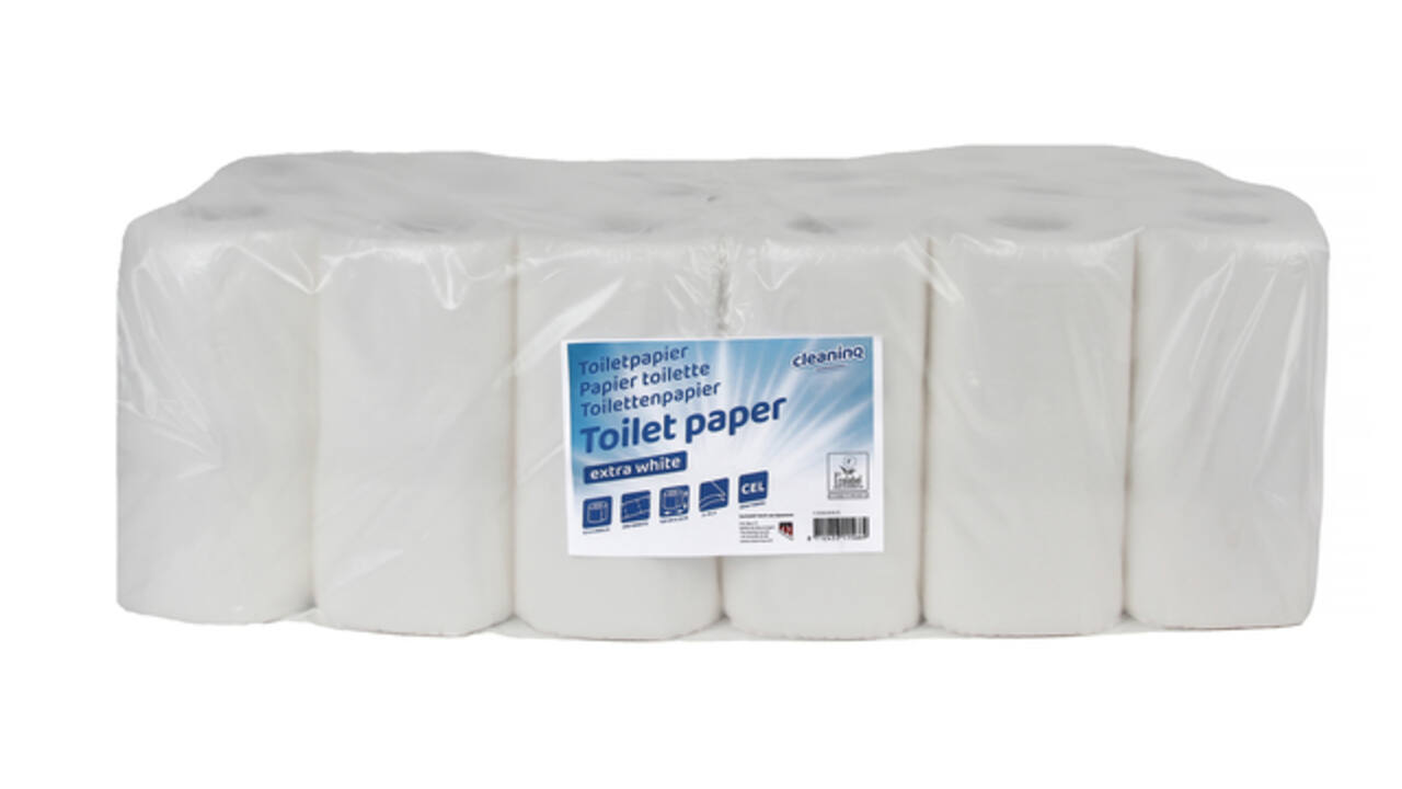 Toiletpapier Cleaninq T4 2-laags 48x200 vel wit