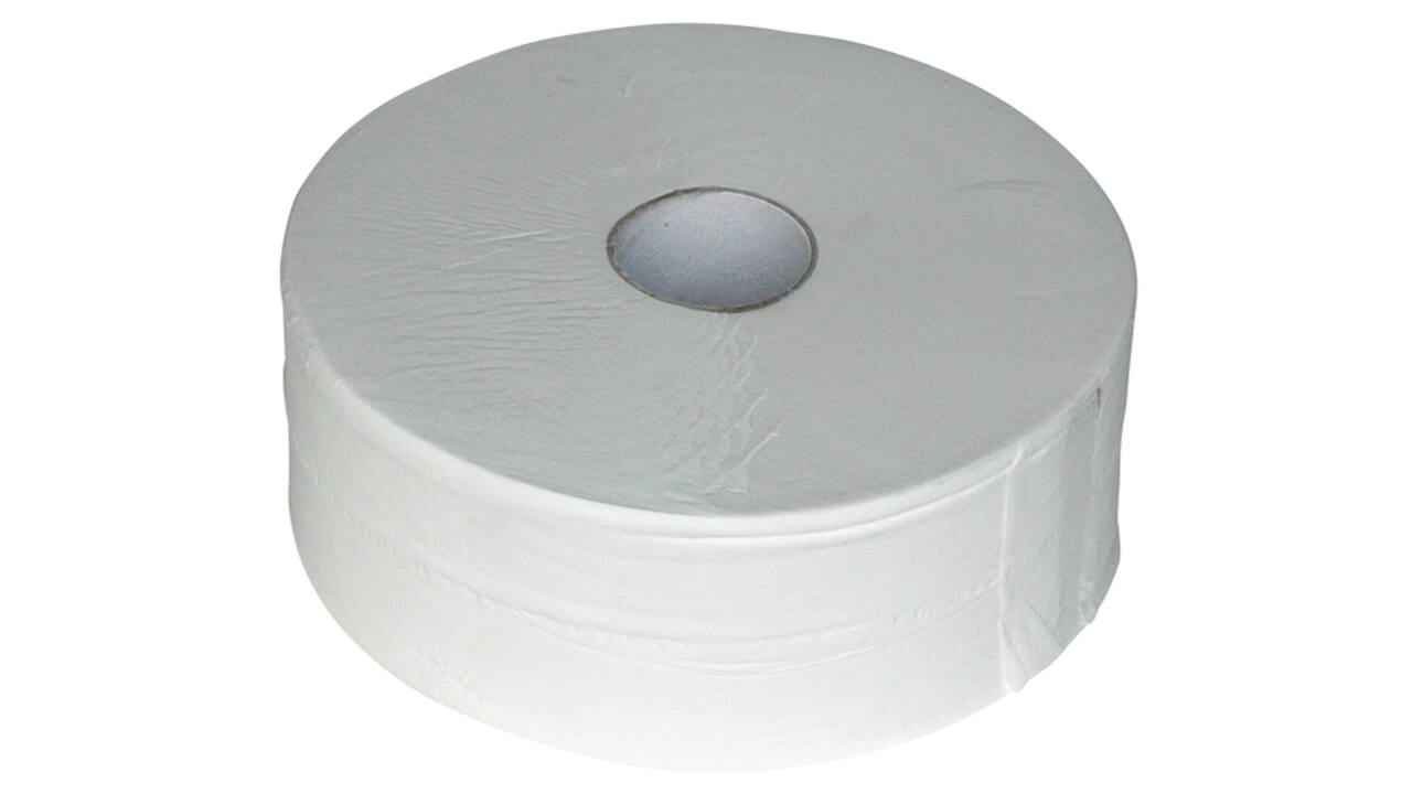 Toiletpapier Euro Products P4 jumbo groot 2-laags 380m wit 240038