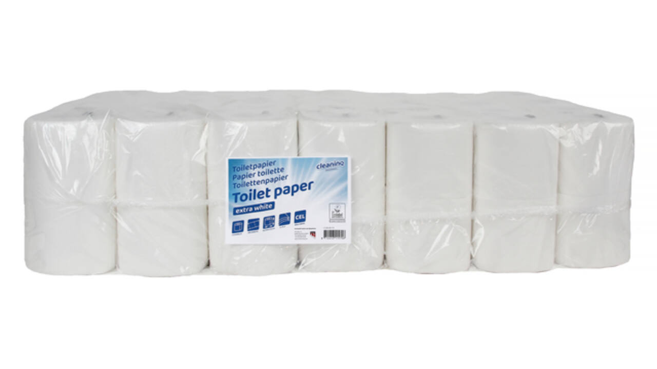 Toiletpapier Cleaninq T4 3-laags 56x250 vel wit